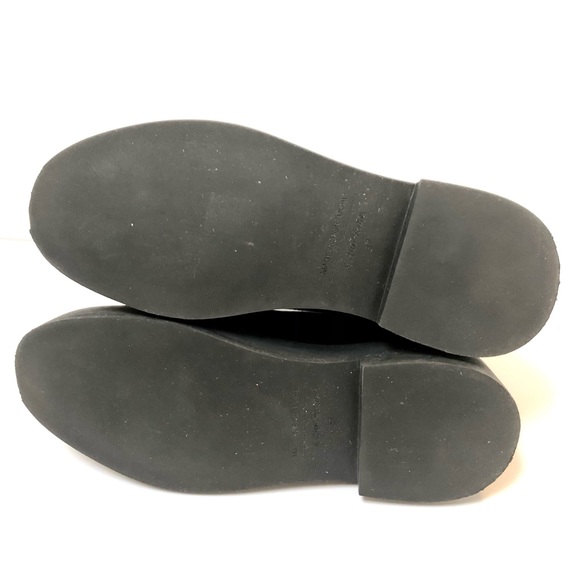 & Other Stories Black Leather Suede Chelsea Platform Pull-on Boots EU 37 - Picture 10 of 14